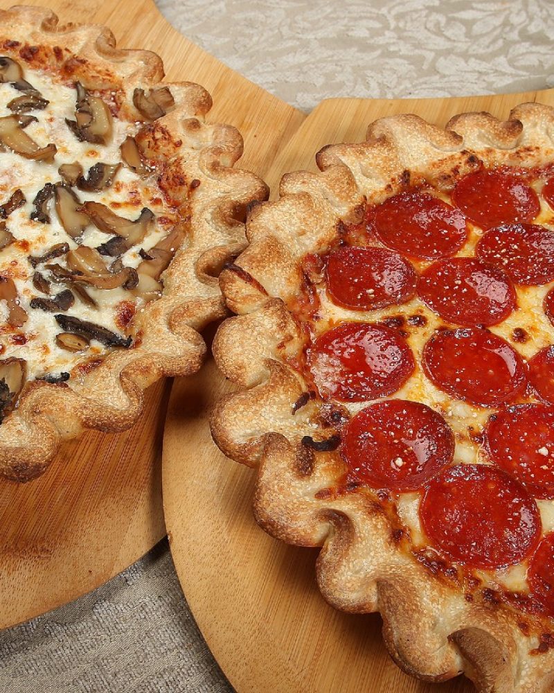 zig zag crust pizzas